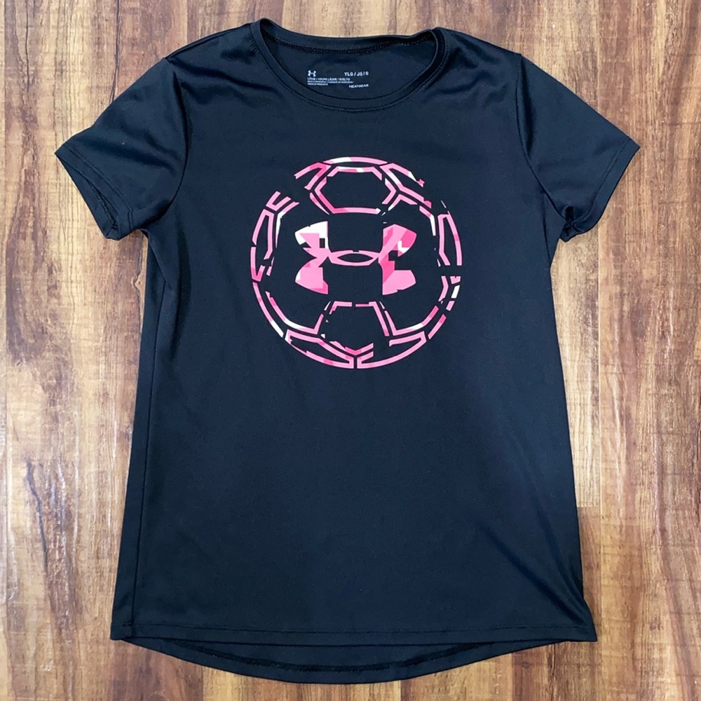 Under Armour Black & Pink Dri Fit size Large